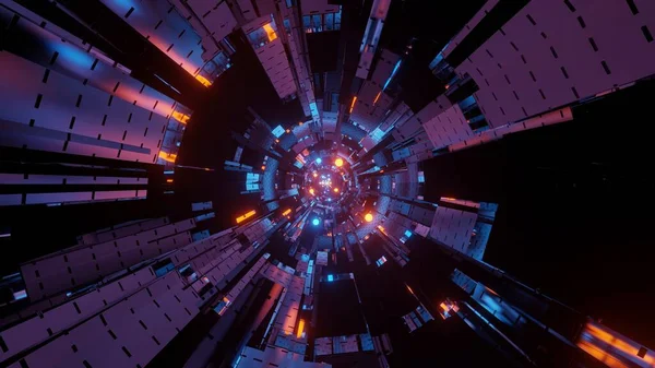 Ein Kosmischer Hintergrund Mit Bunten Laserlichtern Perfekt Für Eine Digitale — Stockfoto