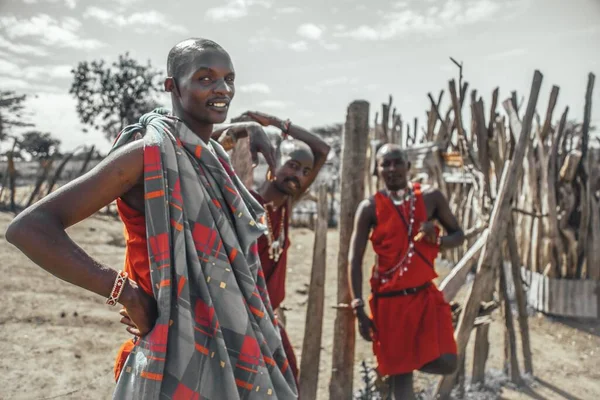 Masai Mara Kenia August 2018 Die Wunderbare Lokale Bevölkerung Kenias — Stockfoto