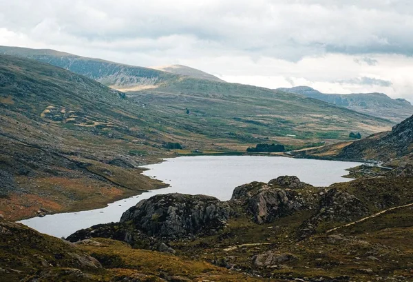 Piękny Strzał Parku Narodowego Snowdonia Trawsfynydd Gwynedd Walia Wielka Brytania — Zdjęcie stockowe