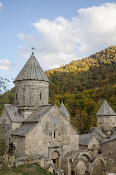 Vertikal Bild Haghartsklostret Dilijan Armenien — Stockfoto