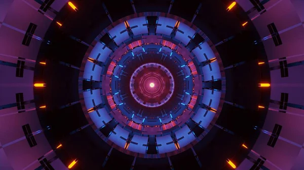 Космический Фон Красочными Лазерными Огнями Узорчатых Формах — стоковое фото