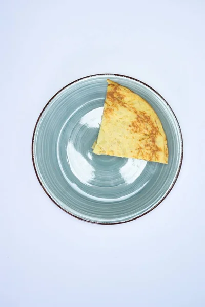 Vertical Shot Tasty Cake Egg Yolk White Table — Stock Photo, Image