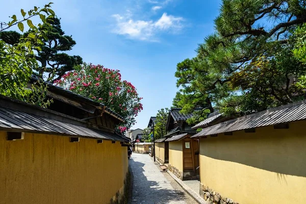 Ein Schöner Blick Auf Die Straßen Des Samurai Distrikts Nagamachi — Stockfoto