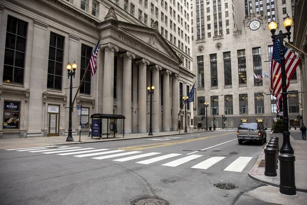 Chicago United States Mar 2020 Wintrust Financial Corp 코로나 바이러스 — 스톡 사진