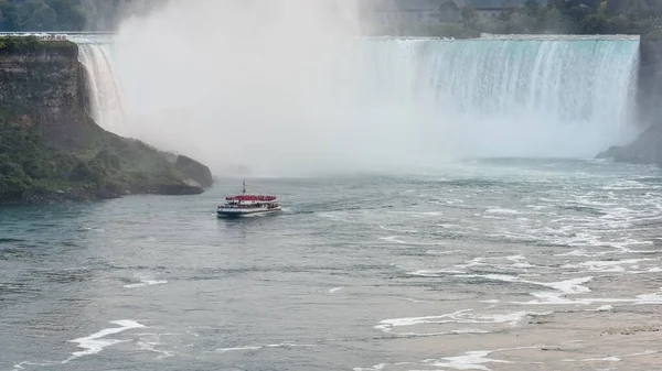 Une Belle Vue Sur Les Magnifiques Chutes Niagra Capturées Canada — Photo