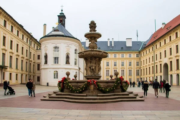 Praga Repubblica Ceca Novembre 2019 Fontana Jerome Kohl Cappella Della — Foto Stock