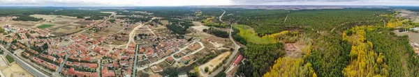 Coca Historisches Dorf Von Segovia Spanien Drohnenfoto — Stockfoto