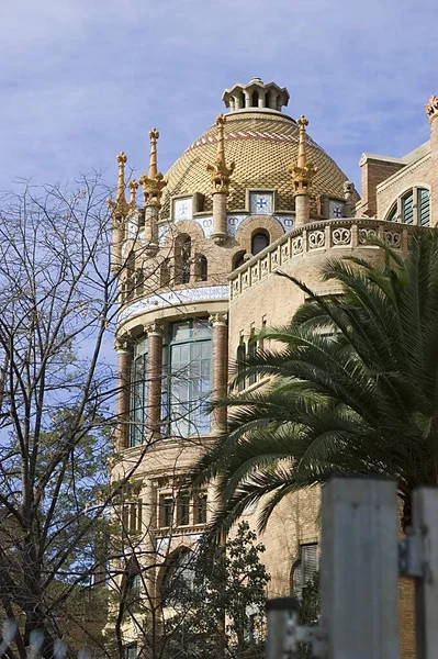 Barcelona Hiszpania Grudnia 2009 Budynek Modernistycznego Kompleksu Sant Pau Arq — Zdjęcie stockowe