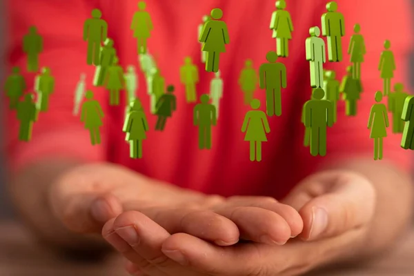 Stack Hands Showing Unity Teamwork — Stock Photo, Image