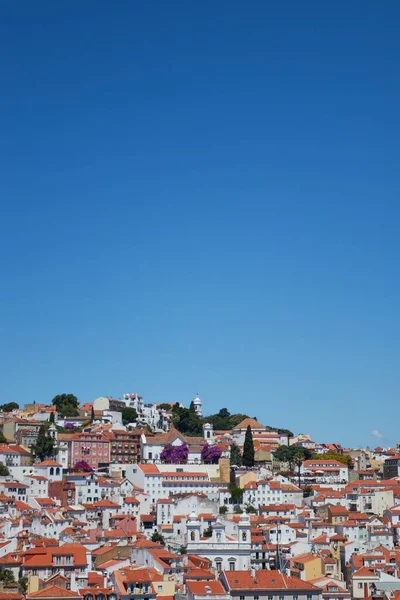 Lisbonne Portugal Juin 2019 Plan Vertical Beau Ciel Bleu Sur — Photo