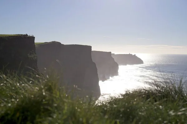 Belo Tiro Cliffs Moher County Clare Irlanda — Fotografia de Stock