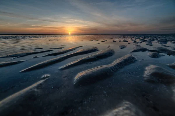 Impresionante Disparo Una Hermosa Playa Sobre Fondo Sol Maravilloso — Foto de Stock