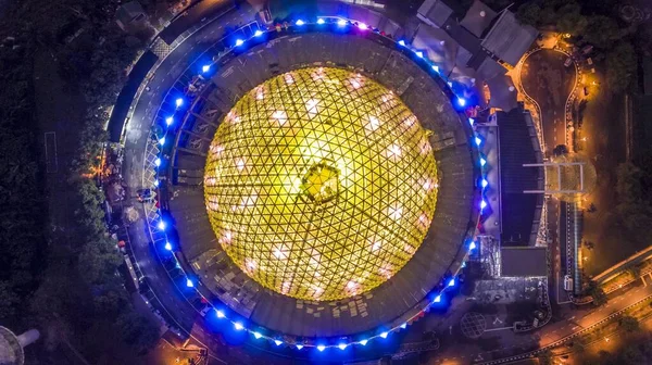 Flygbild Det Belysta National Science Centre Kuala Lumpur Malaysia — Stockfoto