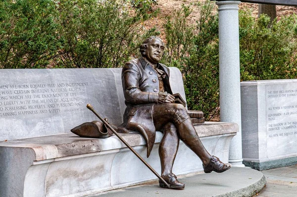 Washington Ηνωμένες Πολιτείες Μαΐου 2019 Πορτρέτο Του Αγάλματος Του George — Φωτογραφία Αρχείου