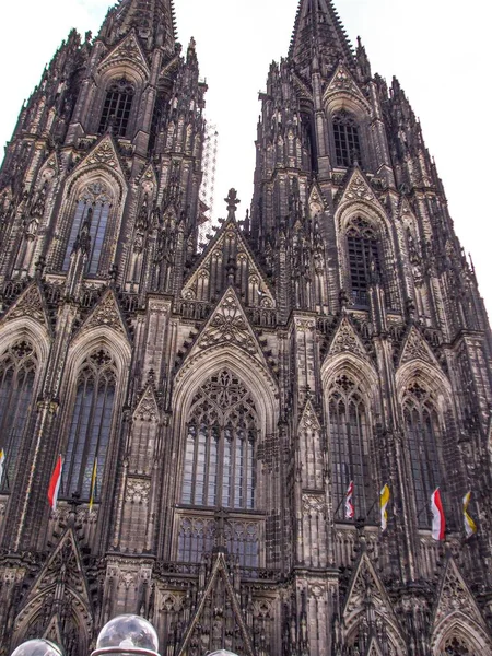 Vertikální Záběr Kolínské Katedrály Kolín Nad Rýnem Německo Denního Světla — Stock fotografie