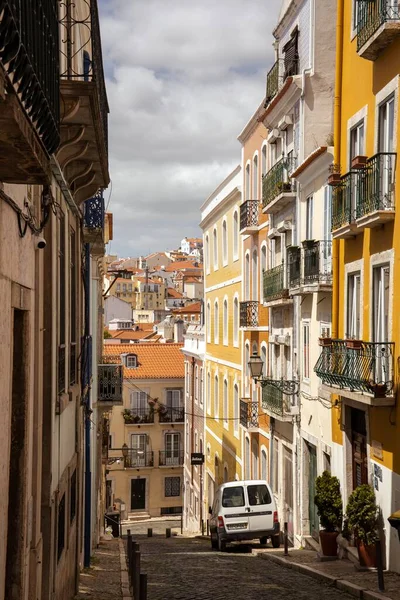 Lisbon Portugal Nisan 2019 Lizbon Portekiz Deki Pastel Renkli Geleneksel — Stok fotoğraf