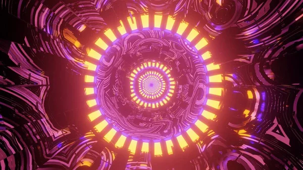 Futurisztikus Háttér Színes Világító Neon Fények Nagy Egy Elvont Háttér — Stock Fotó