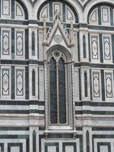 Uma Bela Foto Close Vertical Catedral Florença Itália — Fotografia de Stock