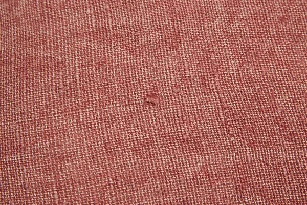Zbliżenie Strzał Różowej Tkaniny Sofa Tle — Zdjęcie stockowe