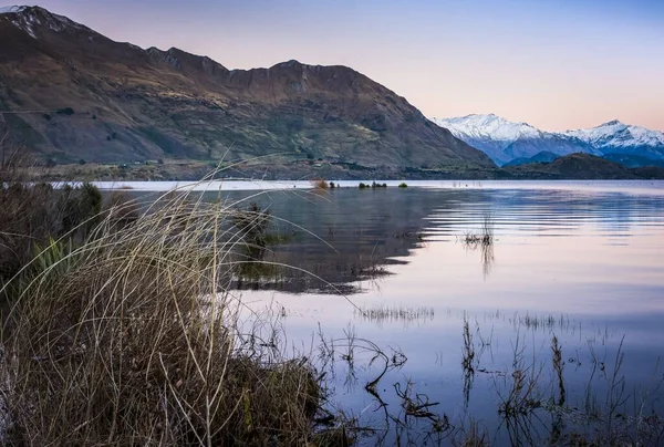 Дивовижний Знімок Озера Ванака Нова Зеландія — стокове фото