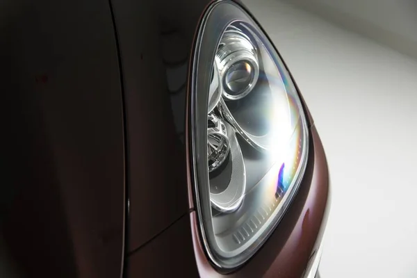 Closeup Shot Headlight Sportscar — Stock Photo, Image