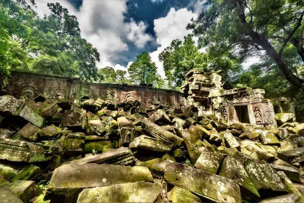 Angkor Thom Kamboçya Daki Tarihi Binalar — Stok fotoğraf