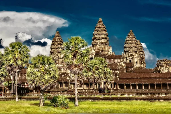 Historický Chrám Angkor Wat Siem Reap Kambodža — Stock fotografie