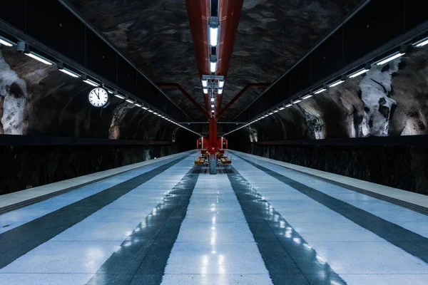 Mesmerizing View Metro Station Modern Design — Stock Photo, Image