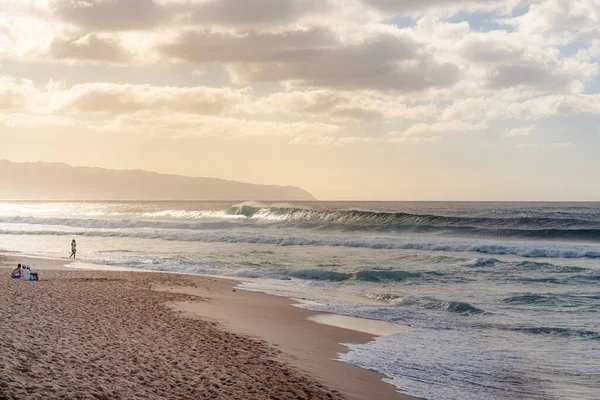 Bel Colpo Grandi Onde North Shore Oahu Hawaii — Foto Stock