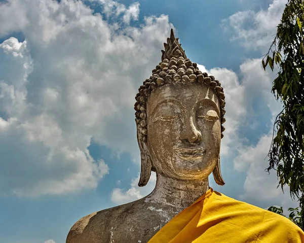 Belo Tiro Estátua Buda Conceito Religioso — Fotografia de Stock