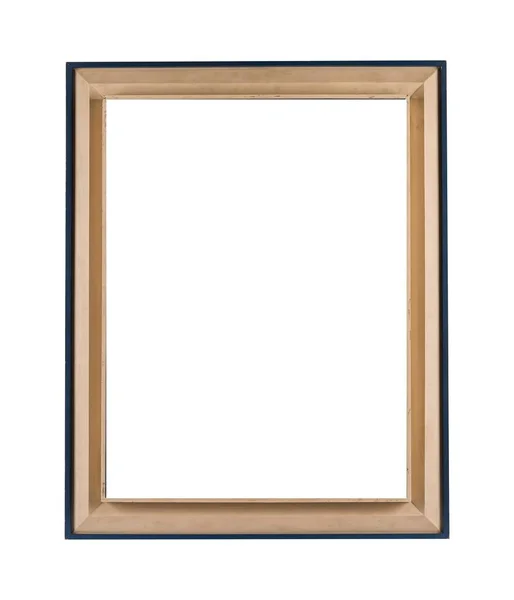 Een Verticale Opname Van Een Eenvoudig Houten Frame Met Donkere — Stockfoto