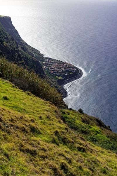 Vertical Shot Seashore Madeira Island Portugal — Stock Photo, Image