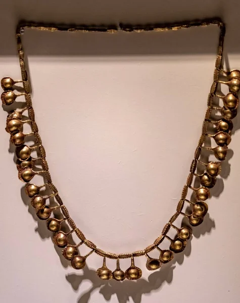Metal Jewelry Artifact Museum Hittite Findings Anatolia Corum Turkey — Stock Photo, Image