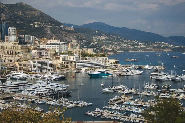 Gyönyörű Kilátás Nyílik Monacói Hercegségre — Stock Fotó