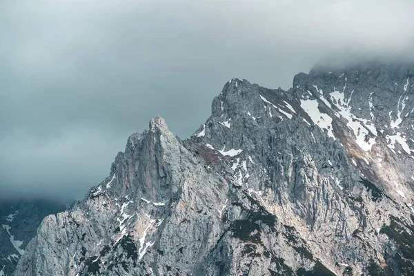 Kilátás Bajor Alpokra Hegység Neve Krawendel Közelében Található Mittenwald Németország — Stock Fotó