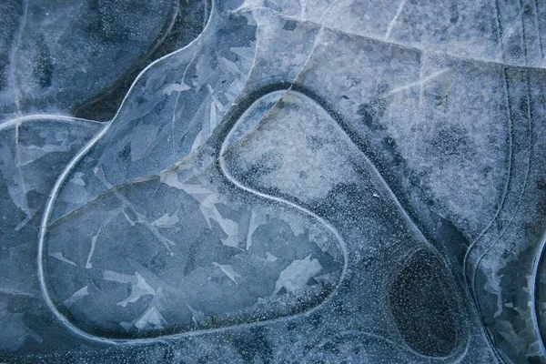 Крупный План Покрытой Льдом Земли — стоковое фото