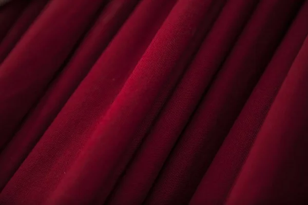 Closeup Shot Scarlet Wool Cloth — Stock Photo, Image