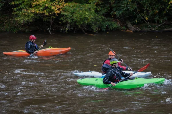 Friendsville Maryland United States October 2014 Kayaking Youghiogheny River Friendly — 图库照片