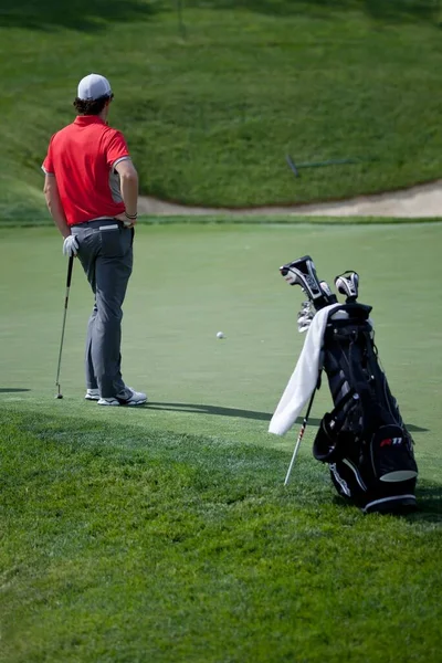 Dublin Förenade Stater Maj 2013 Professionell Golfare Rory Mcilroy Putting — Stockfoto