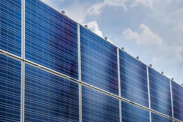 Primer Plano Las Ventanas Edificio Moderno — Foto de Stock