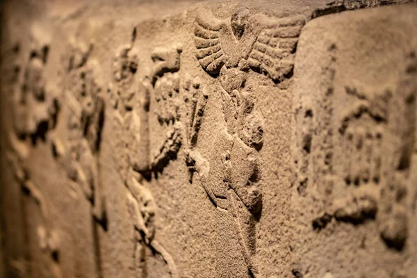 Вибіркове Фото Wall Frieze Neo Hittites Ankara Turkey — стокове фото