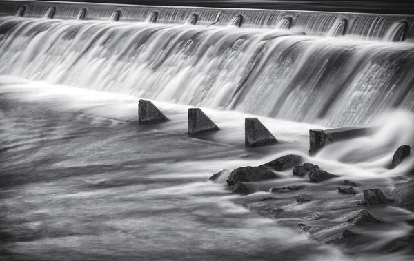 Сірий Знімок Водоспаду — стокове фото