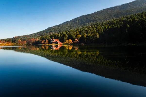 Veduta Aerea Del Parco Naturale Del Golcuk Karacasu Inturchia — Foto Stock