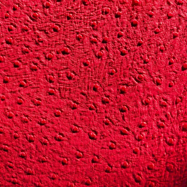 Крупный План Красной Кожаной Текстуры — стоковое фото