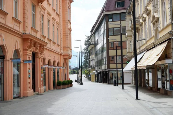 Mercano Italien Apr 2020 Tomma Centrum För Staden Merano Italien — Stockfoto