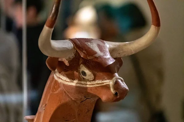 Eine Schöne Nahaufnahme Der Alten Hethitischen Tierskulpturen Anatolien Corum Türkei — Stockfoto