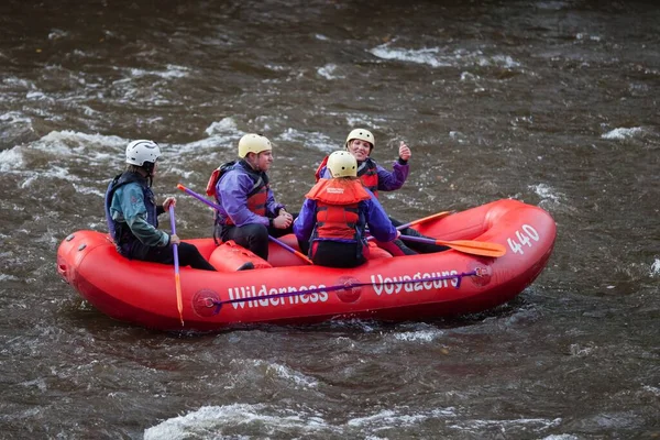 Friendsbille Maryland United States Oct 2014 White Water Rafters Youghiogheny — Stock Photo, Image
