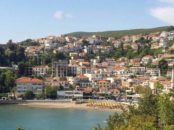 Las Casas Mar Montenegro Durante Día — Foto de Stock