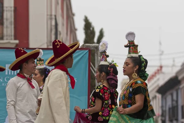 San Cristobal Las Casas México Apr 2019 Danças Tradicionais Durante — Fotografia de Stock
