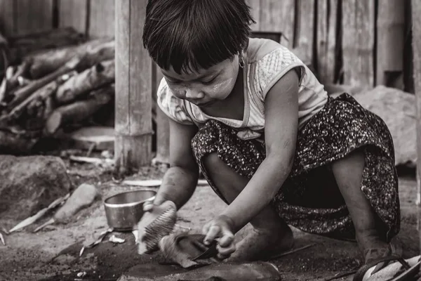 Myanmar Myanmar Burma März 2018 Die Wunderbaren Menschen Des Landes — Stockfoto